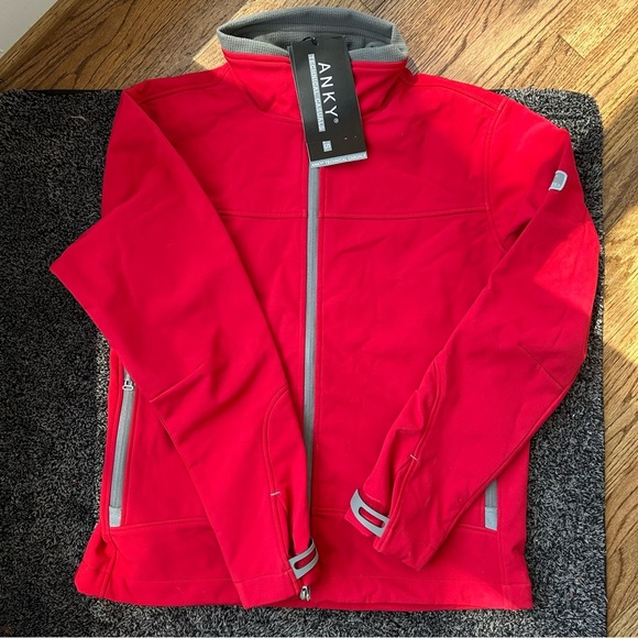 NWT Anky Red Full-Zip Jacket - Picture 6 of 6